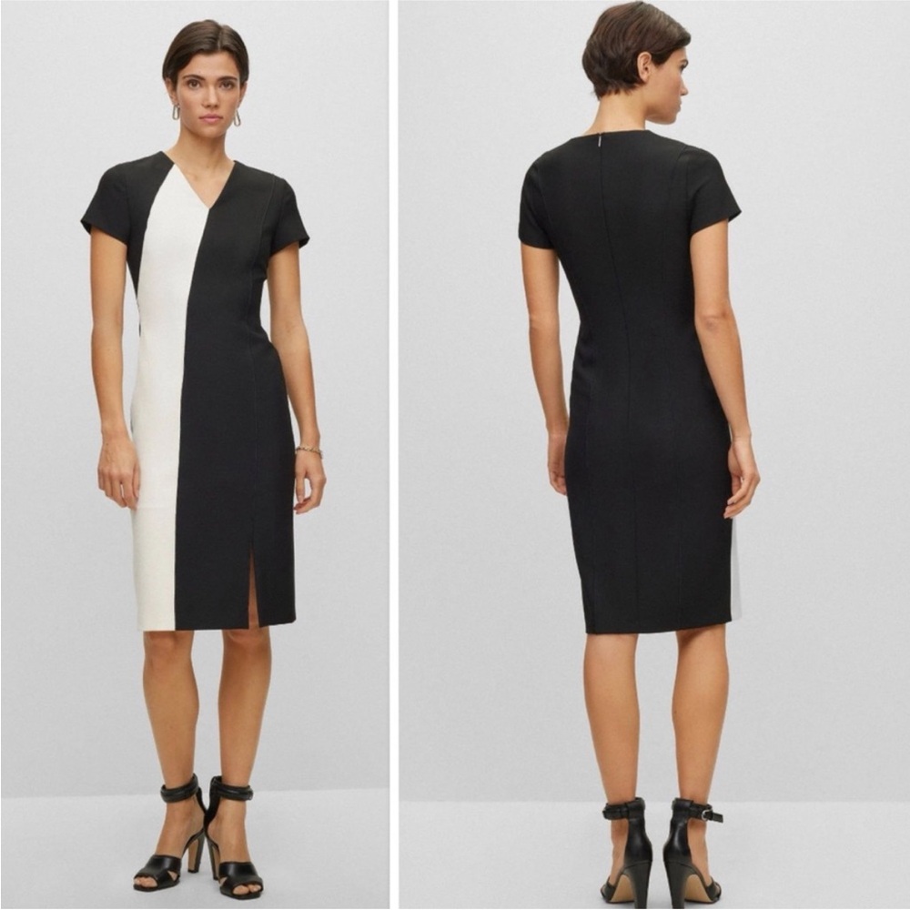 BOSS Dahota Colorblock Dress SZ US 4 EUC